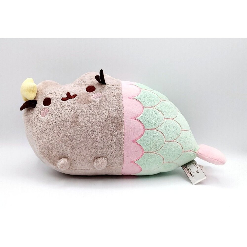 Gund Plush PUSHEEN MERMAID 12-Inch Cat Stuffed Toy Purrmaid Meowmaid Soft Toy